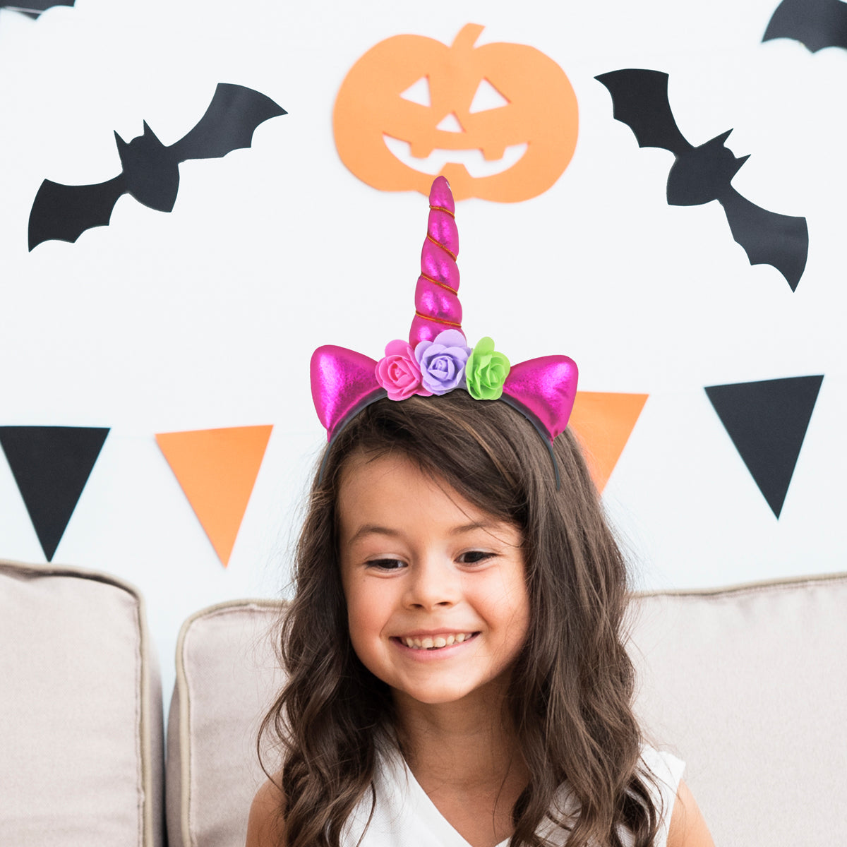 Diadema de Unicornio color Fucsia