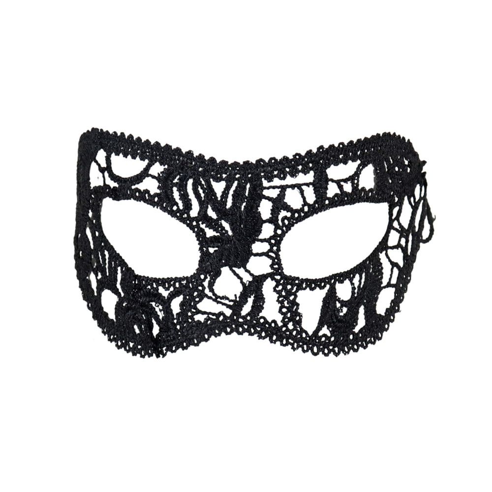 Antifaz color Negro con Diseño de Círculos