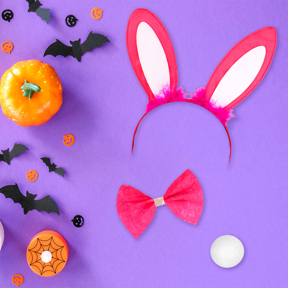 Set de Accesorios para Disfraz de Conejita color Fucsia