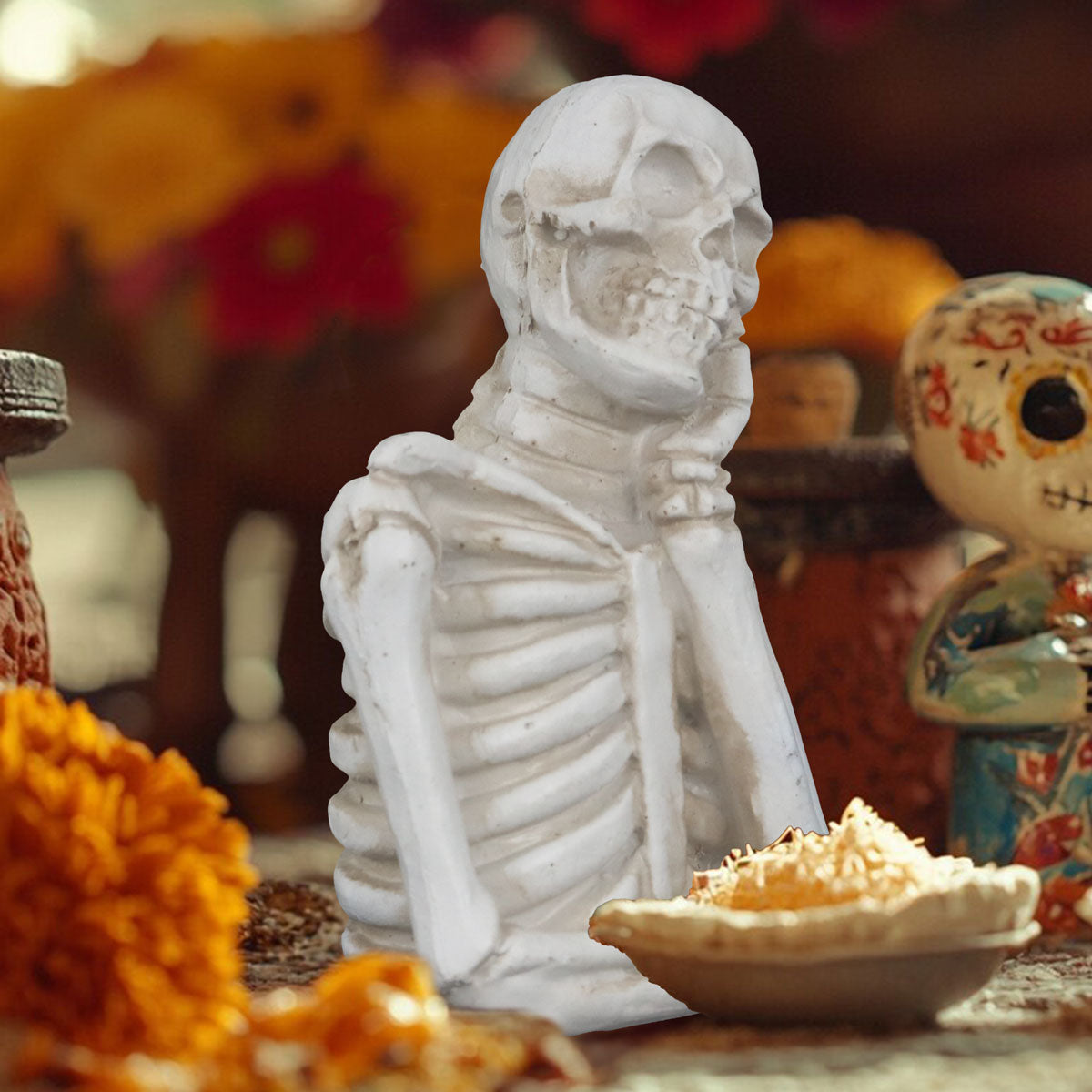 Esqueleto en Posición de Concentración