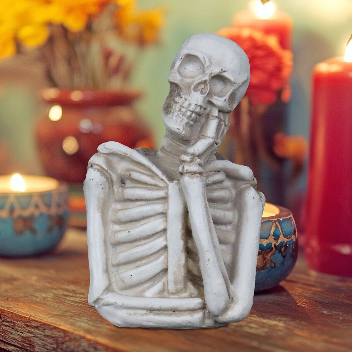 Esqueleto en Posición de Concentración