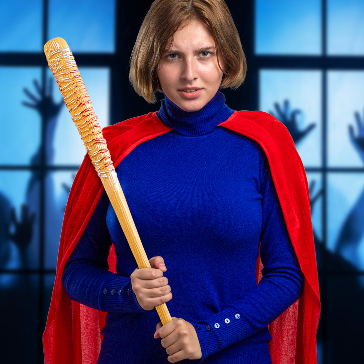 Bat de Baseball color Beige para Disfraz