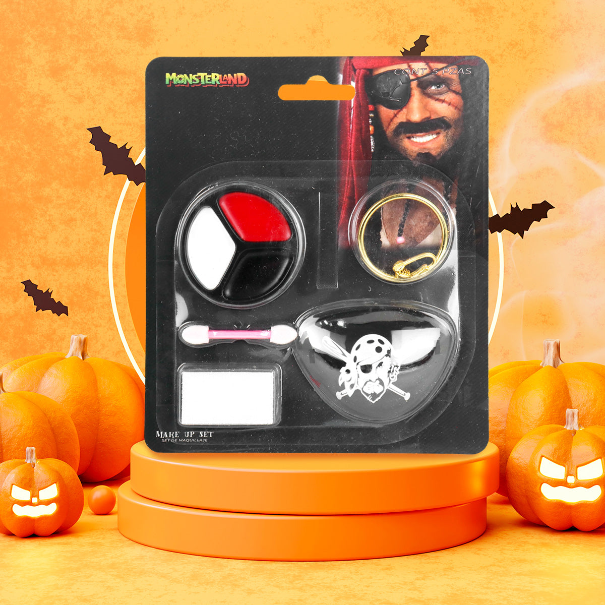 Kit de Maquillaje de Pirata