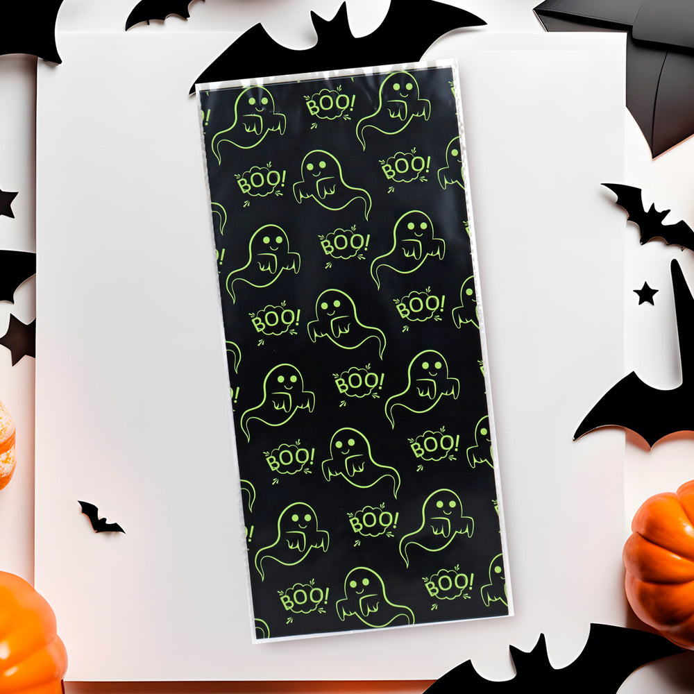 Bolsas de Celofán para Dulces con Diseño de Fantasma