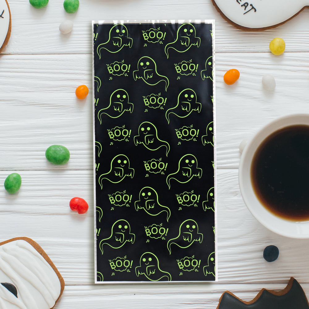 Bolsas de Celofán para Dulces con Diseño de Fantasma