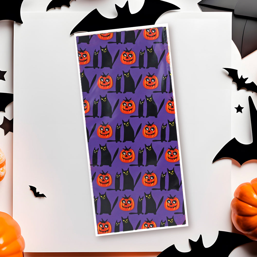 Bolsas de Celofán para Dulces con Diseño de Gato