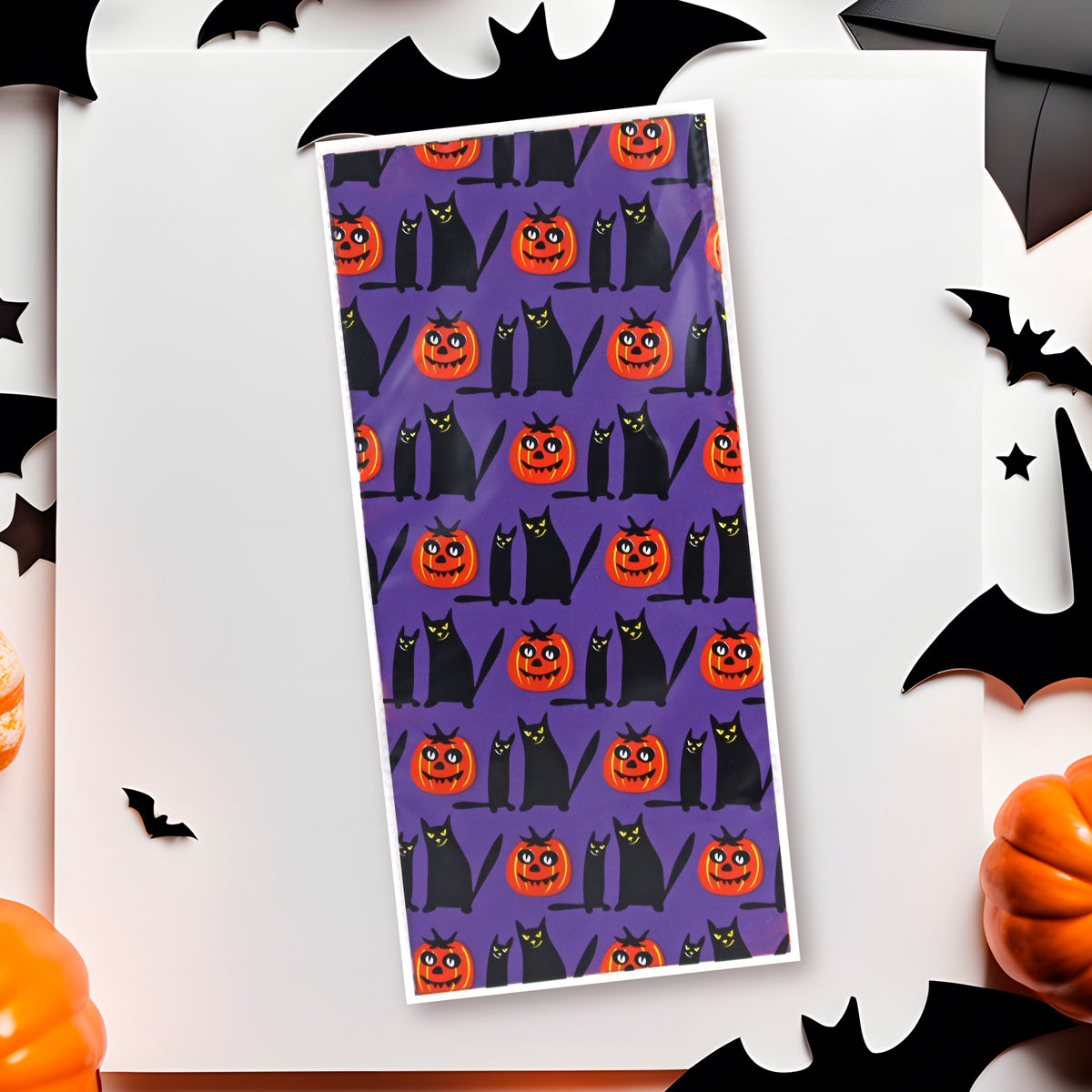 Bolsas de Celofán para Dulces con Diseño de Gato