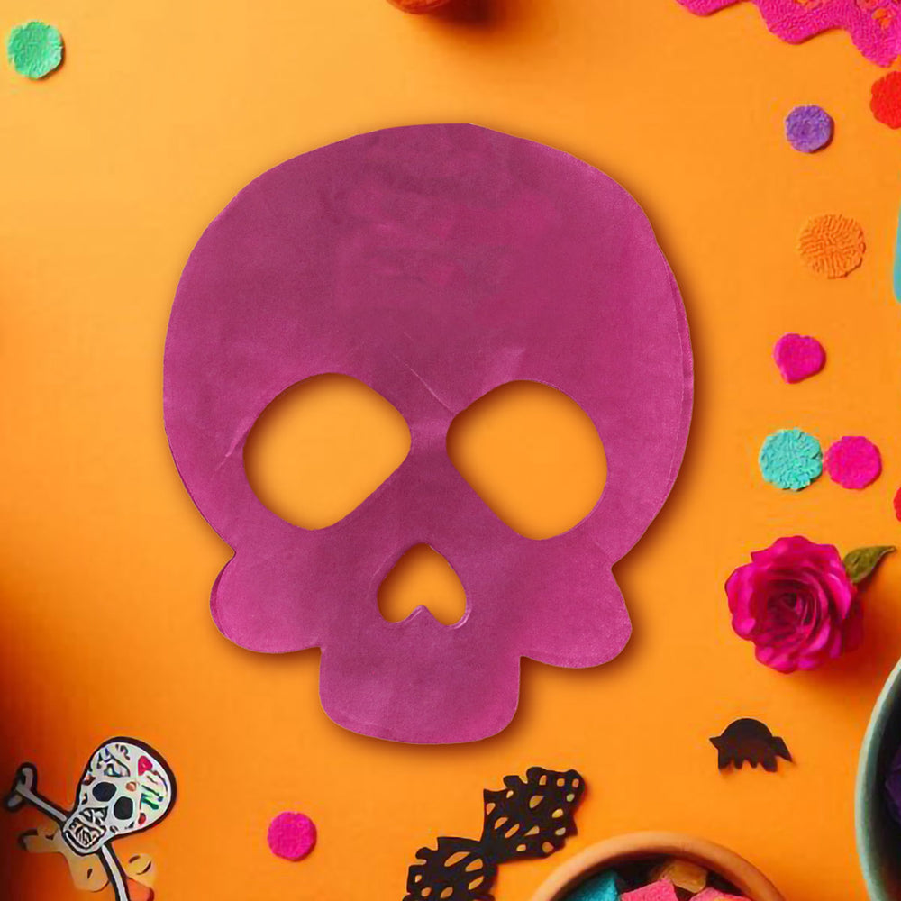 Banner Decorativo con Diseño de Calavera para Halloween