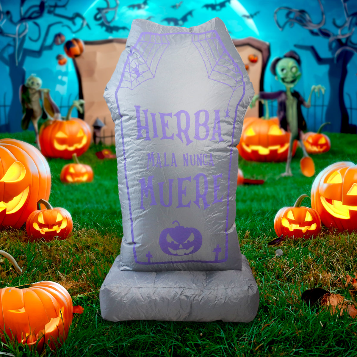 Lápida Inflable para Decoración de Halloween