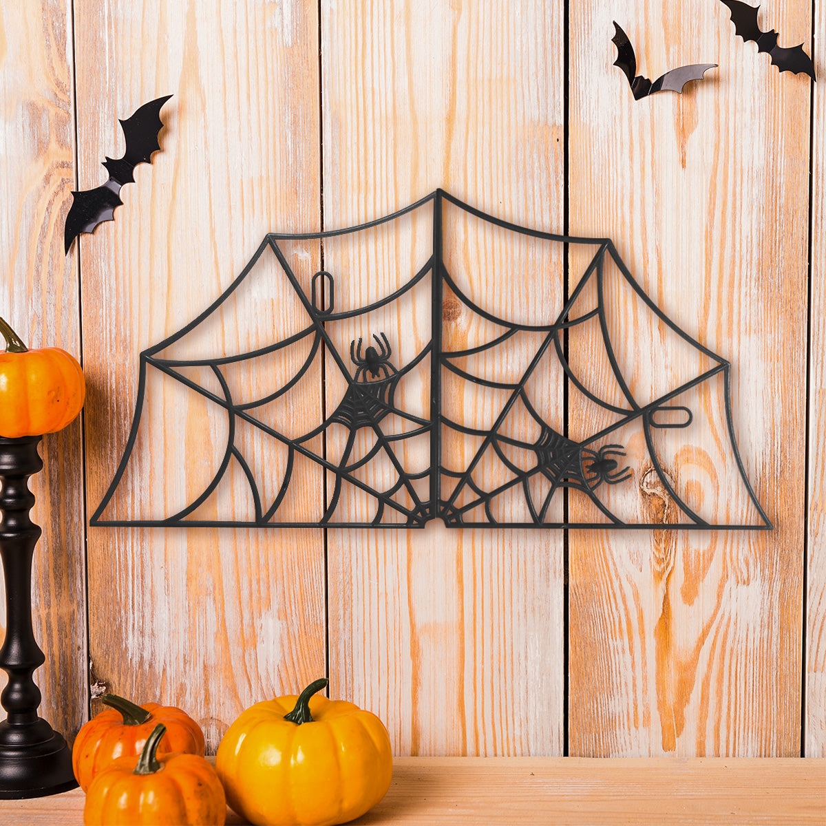 Decoración Colgante con Diseño de Telaraña color Negro