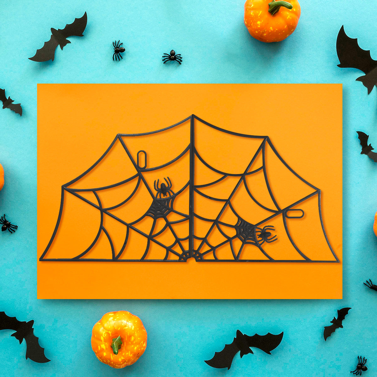 Decoración Colgante con Diseño de Telaraña color Negro