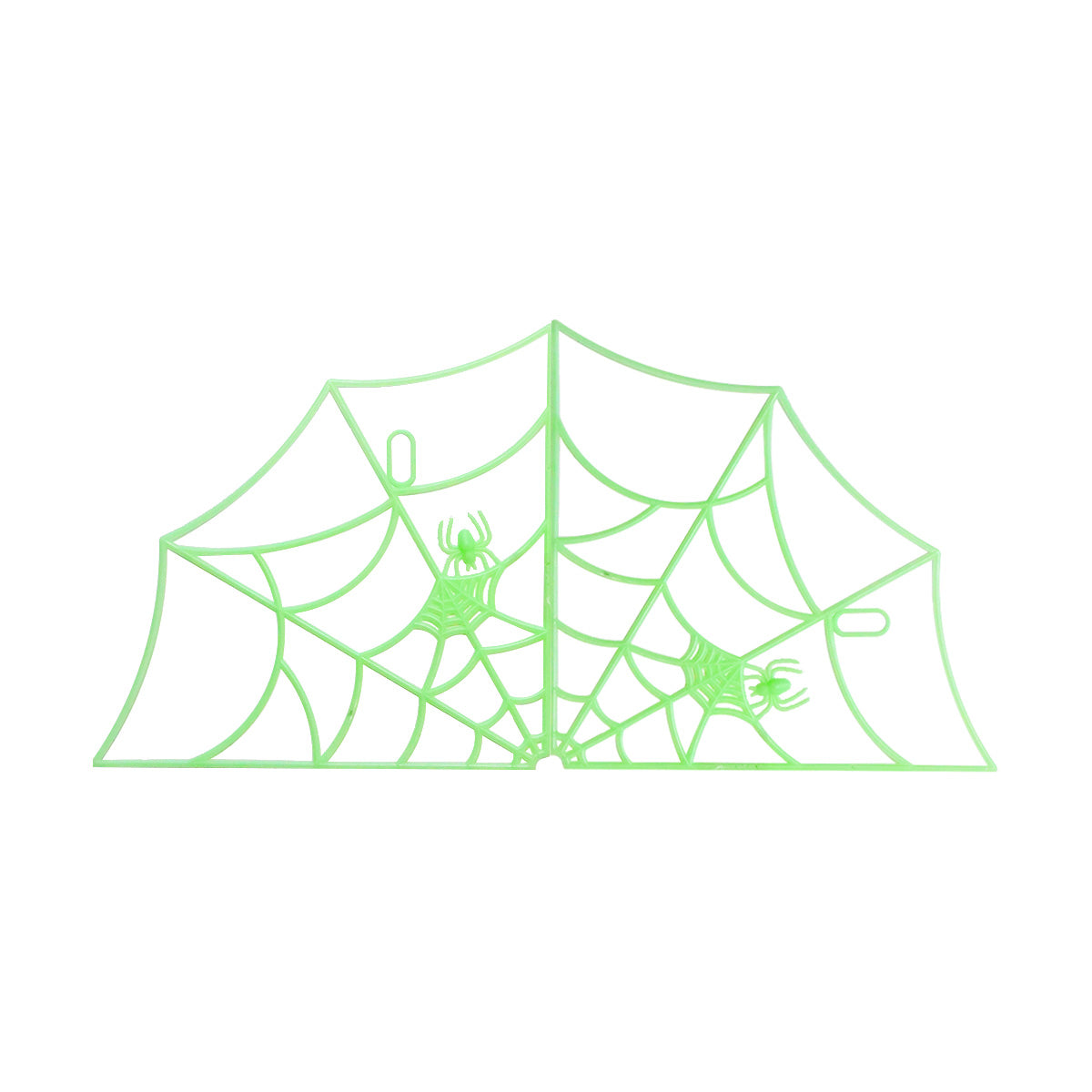 Decoración Colgante con Diseño de Telaraña color Verde