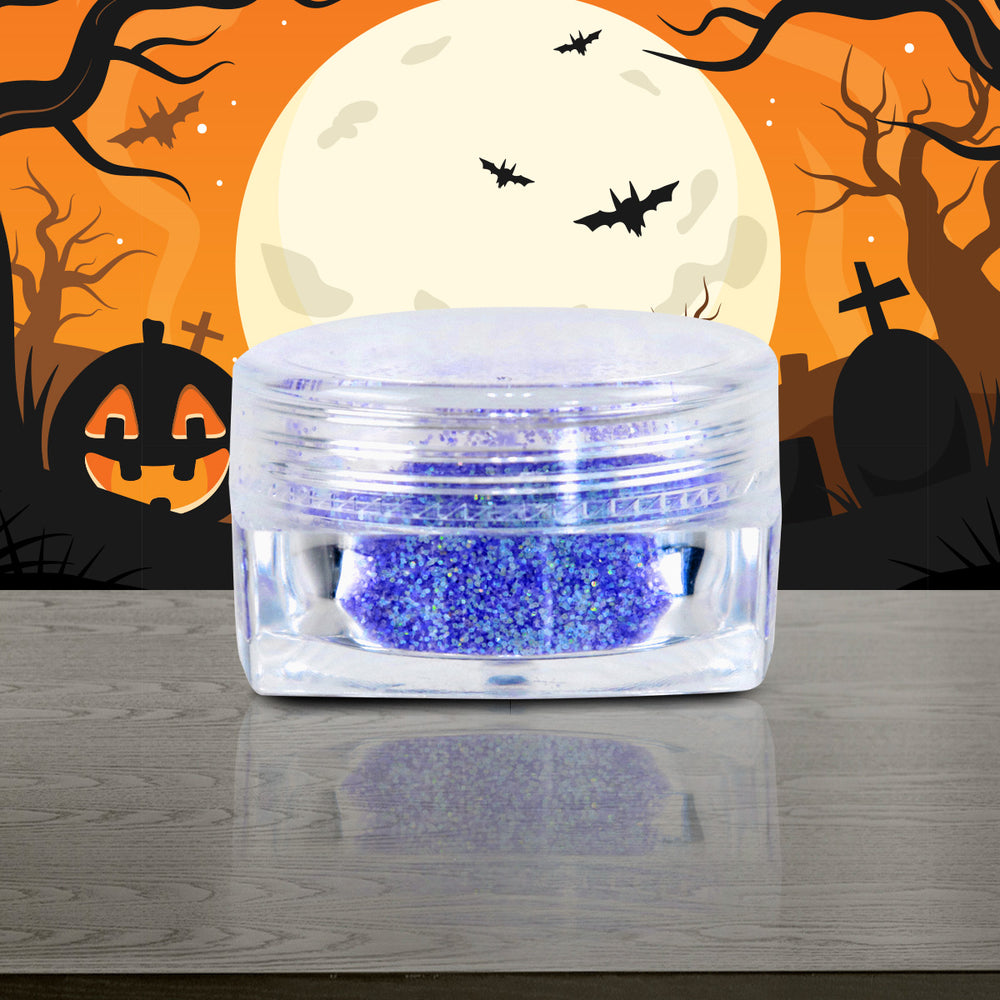 Glitter color Azul Rey para Maquillaje de Halloween