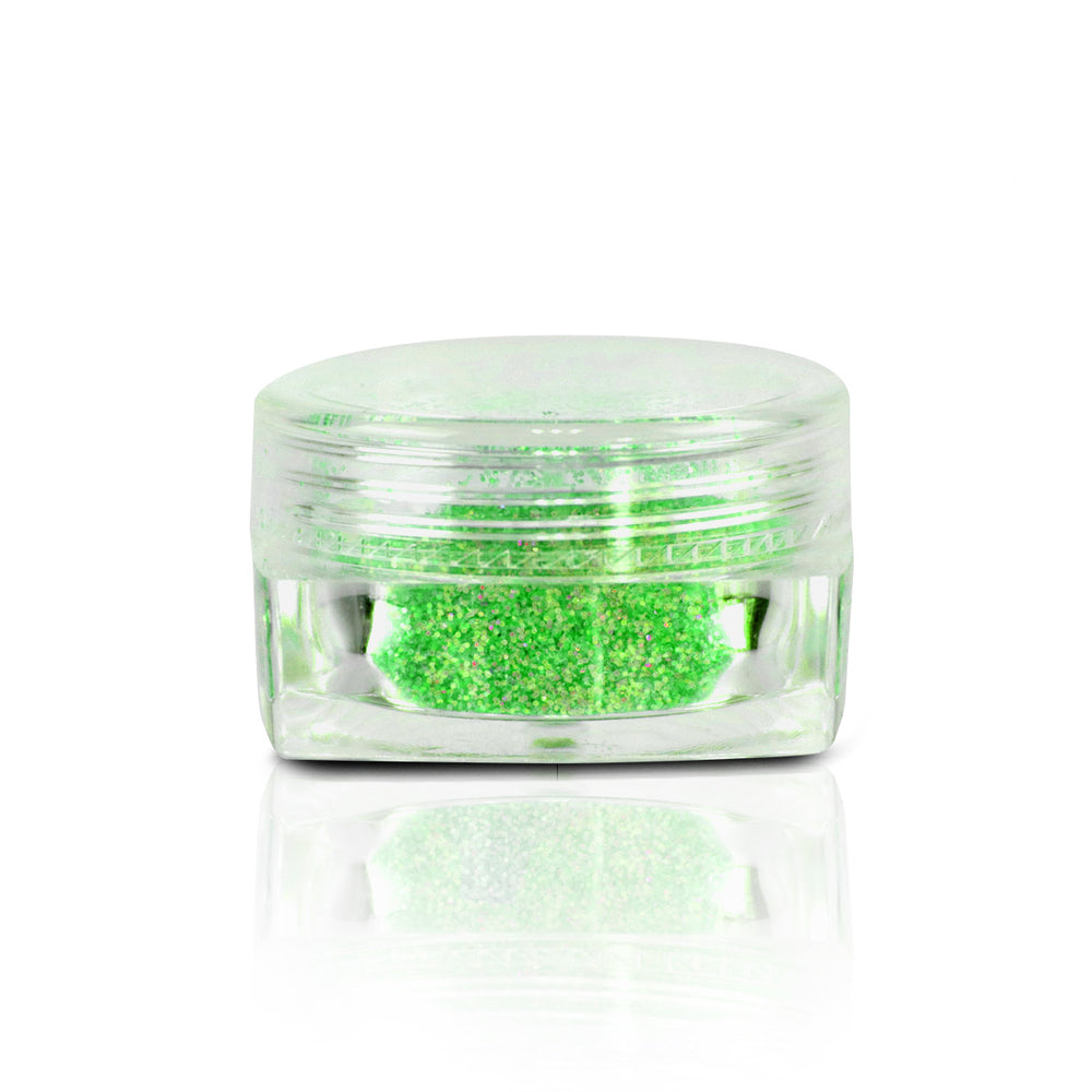 Glitter color Verde para Maquillaje de Halloween