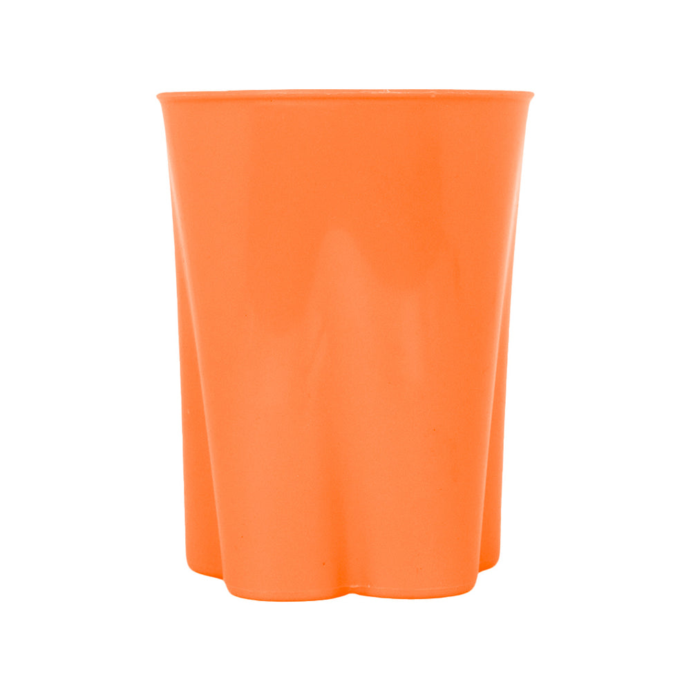 Vaso de Plástico con Diseño de Mariposa color Naranja
