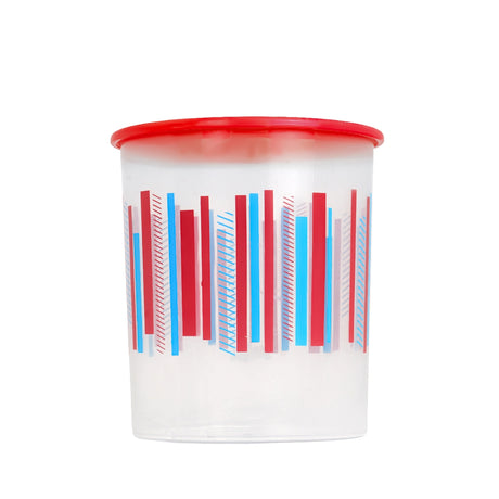 Contenedor Hermético Redondo, Color Rojo, 1800 ml
