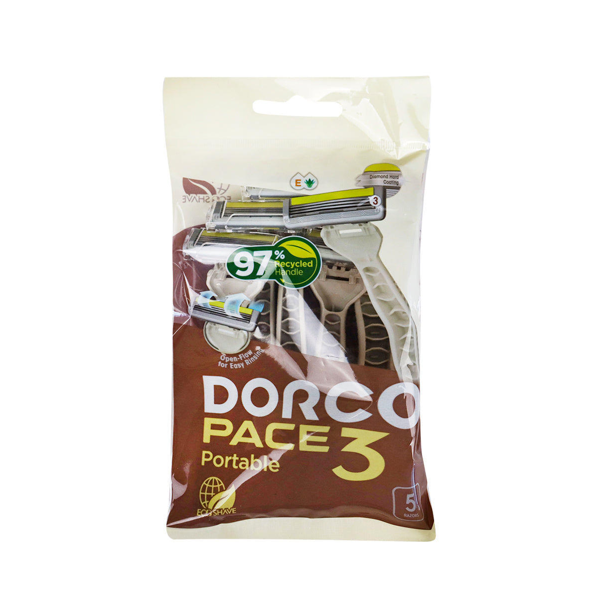 Rastrillo, Dorco Parce 3, 5 pzas