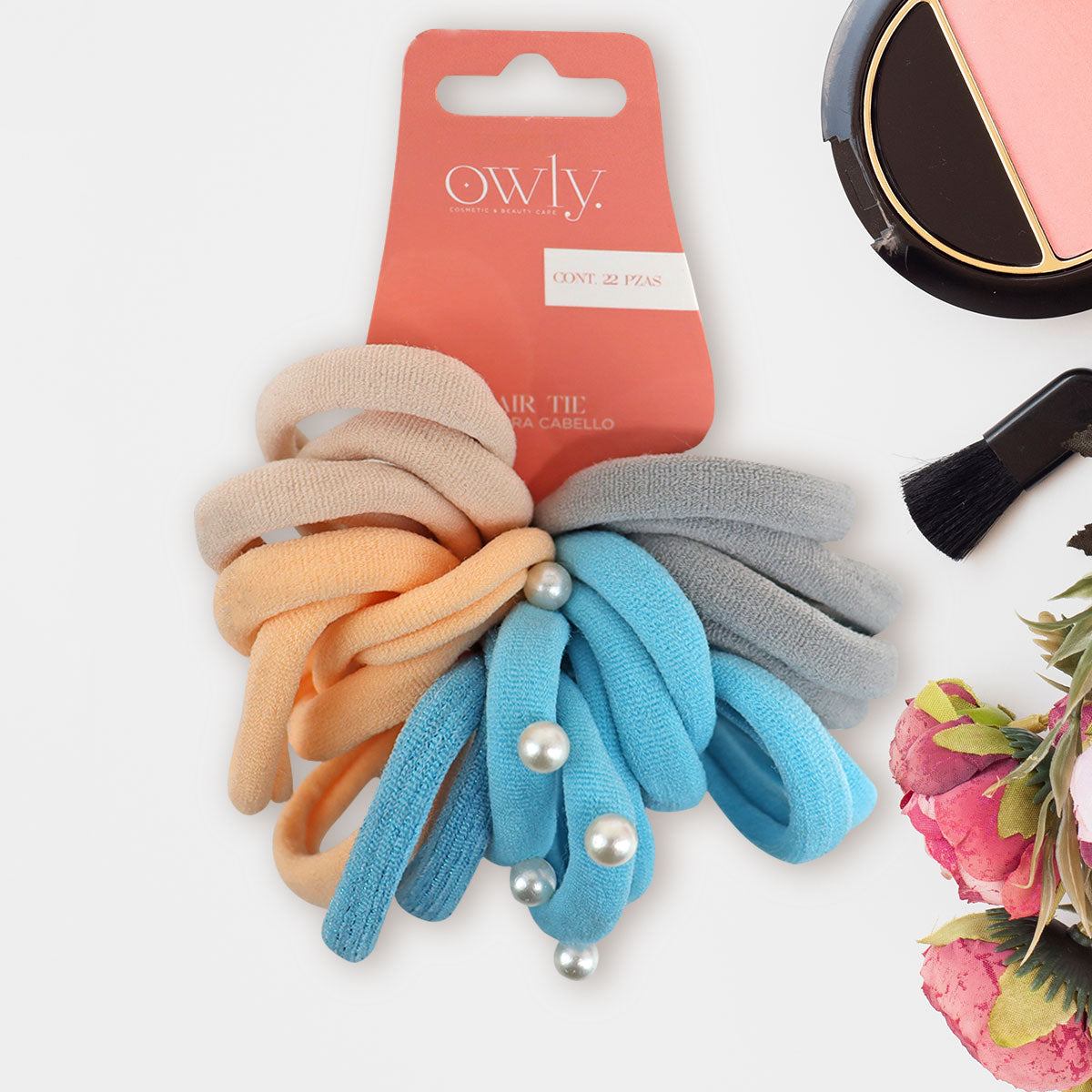 Set de 22 Ligas colores para el Cabello, Owly