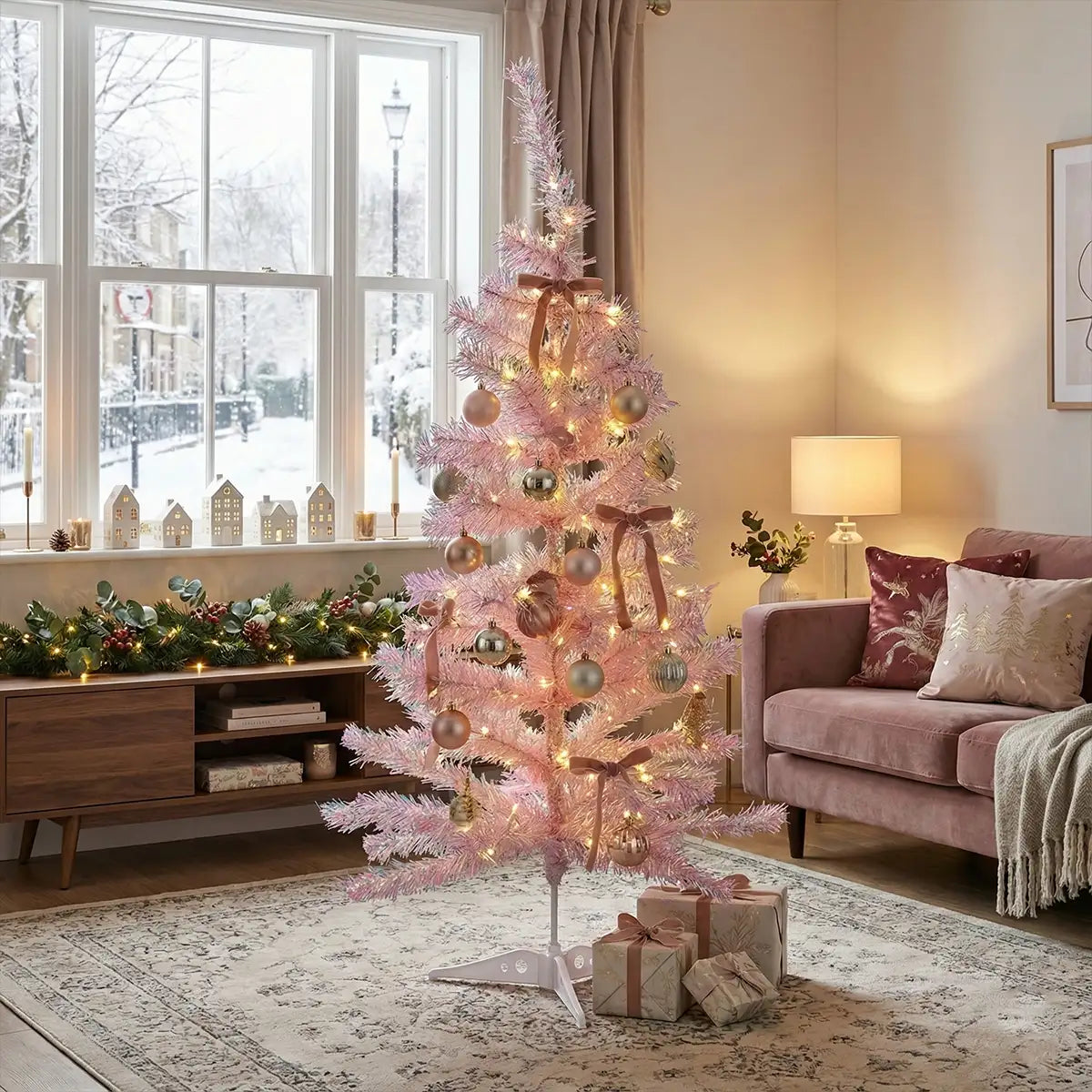 Árbol de Navidad Rosa 1.5 m