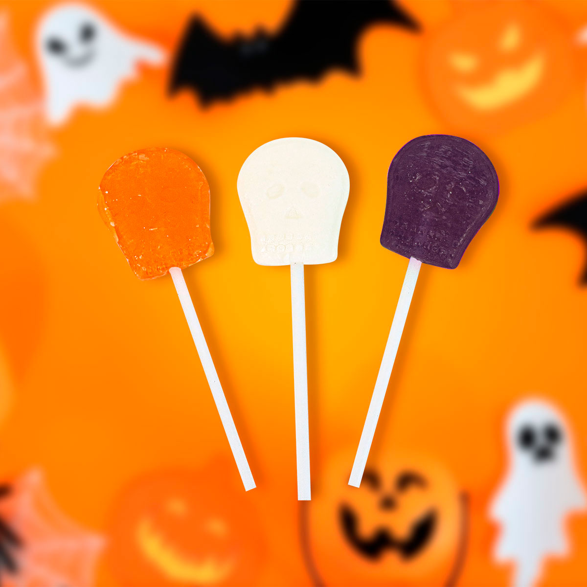 Paletas de Caramelo, Halloween, 96 gr