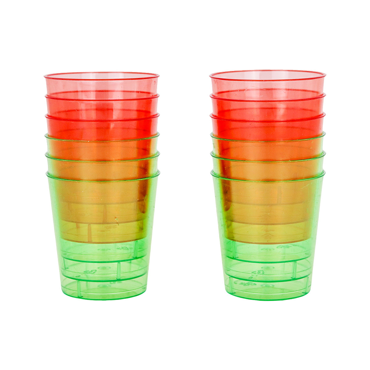 Vasos para Shots, Colores, 12 pzas