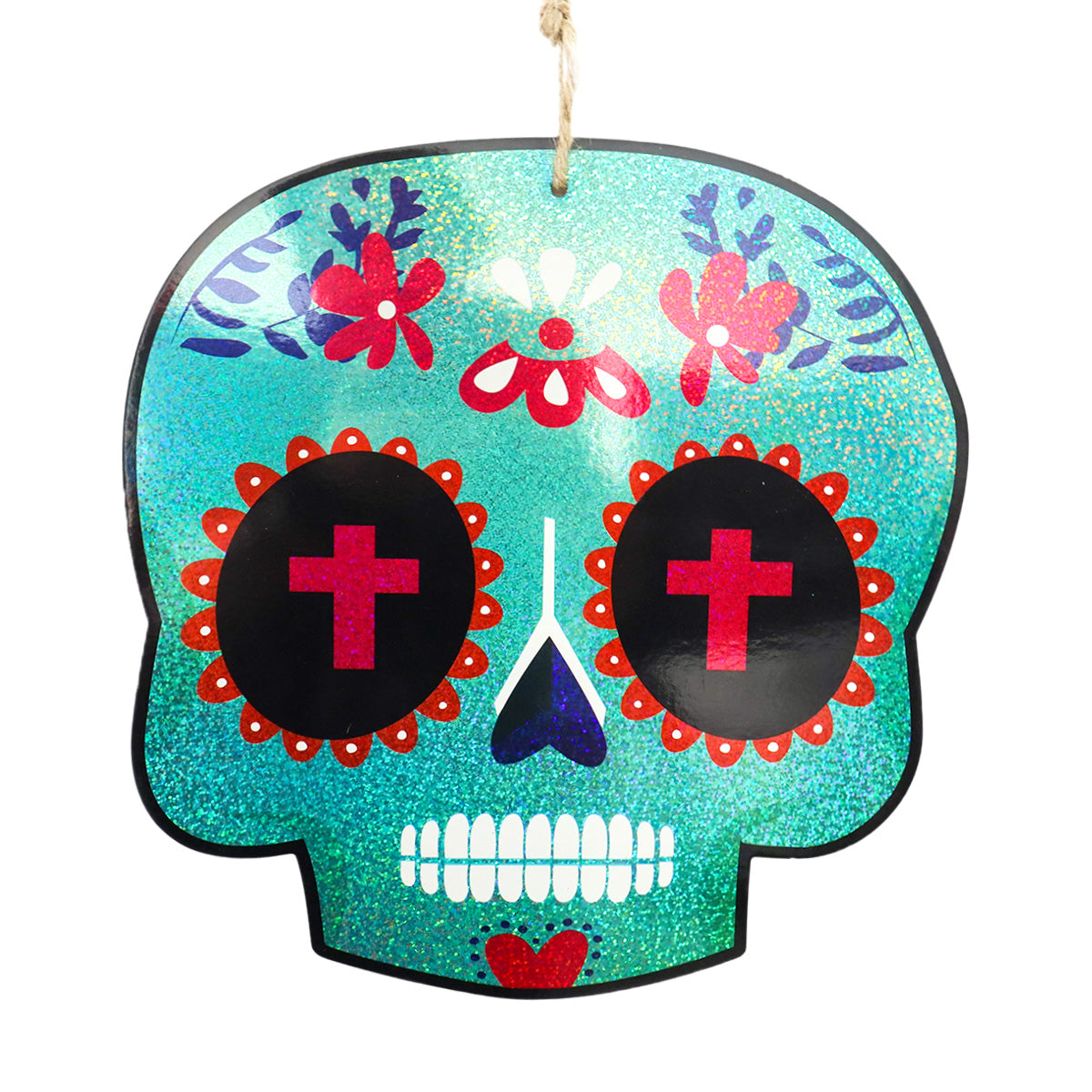 Catrina, MDF, Decoración Colgante, Color Azul