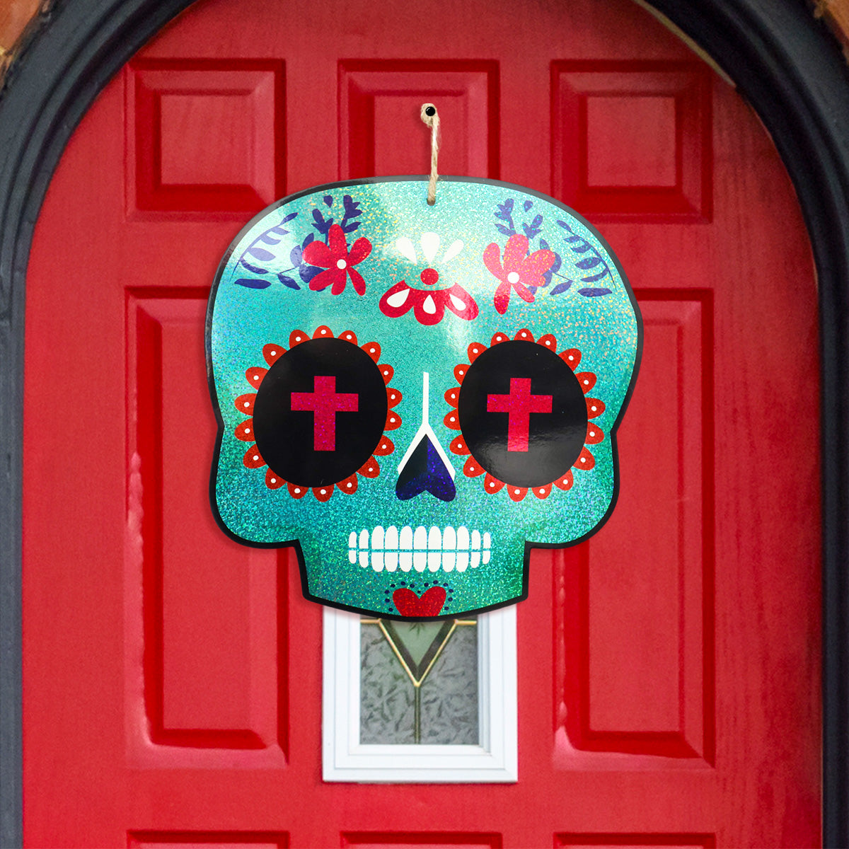 Catrina, MDF, Decoración Colgante, Color Azul