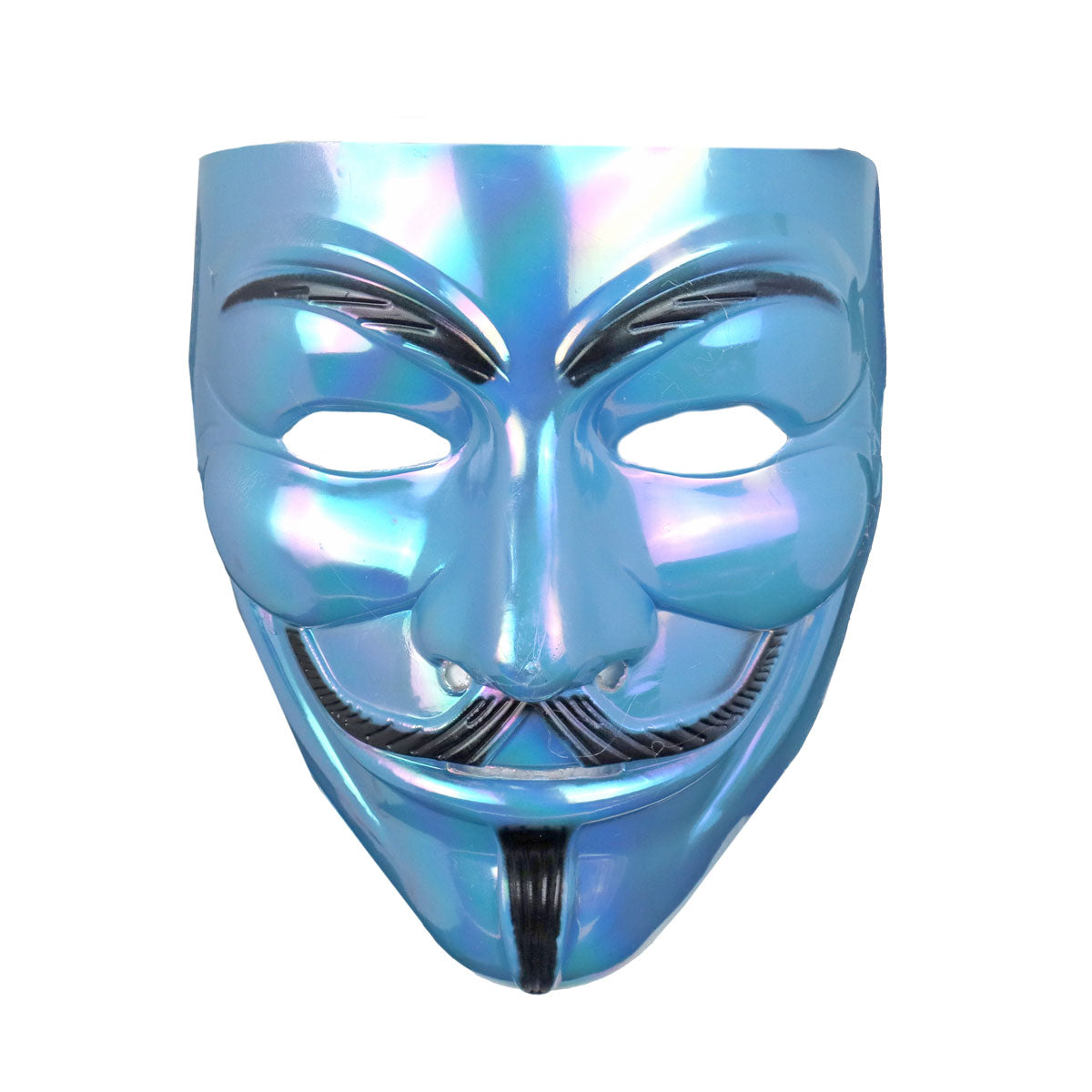 Máscara Anonymous color Azul para Disfraz de Halloween