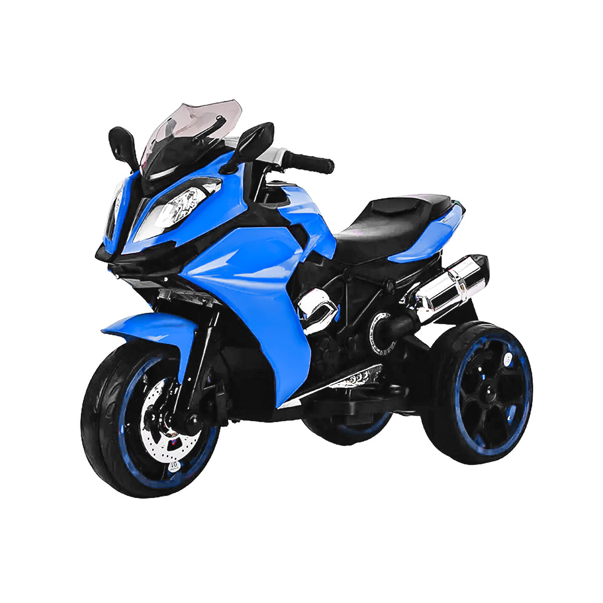 Motocicleta Eléctrica para Niños Color Azul