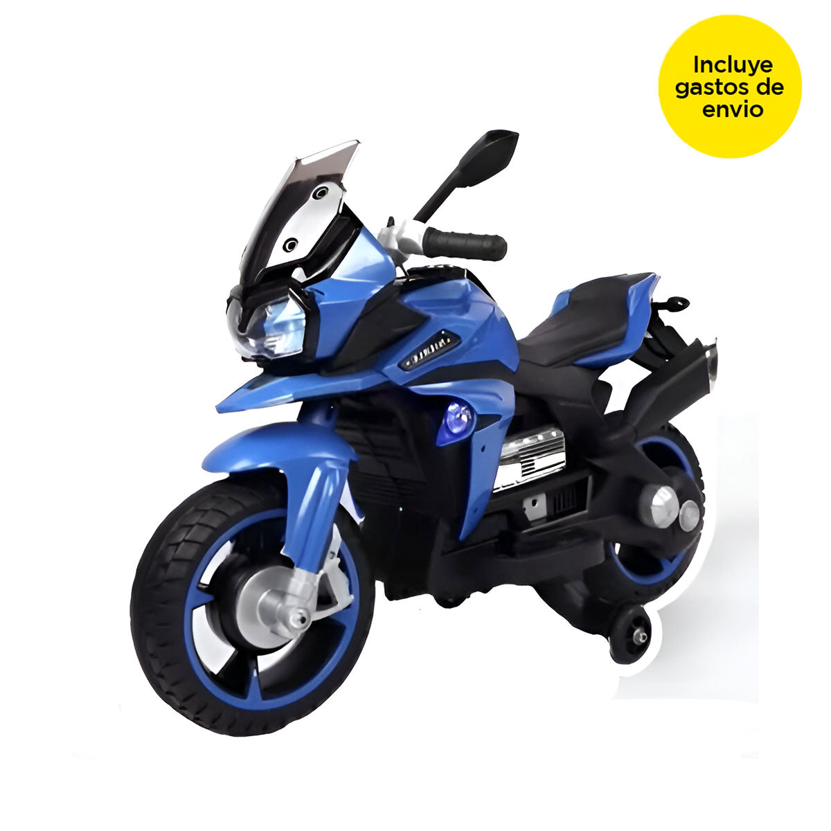 Moto Eléctrica para Niños BJ800, Color Azul