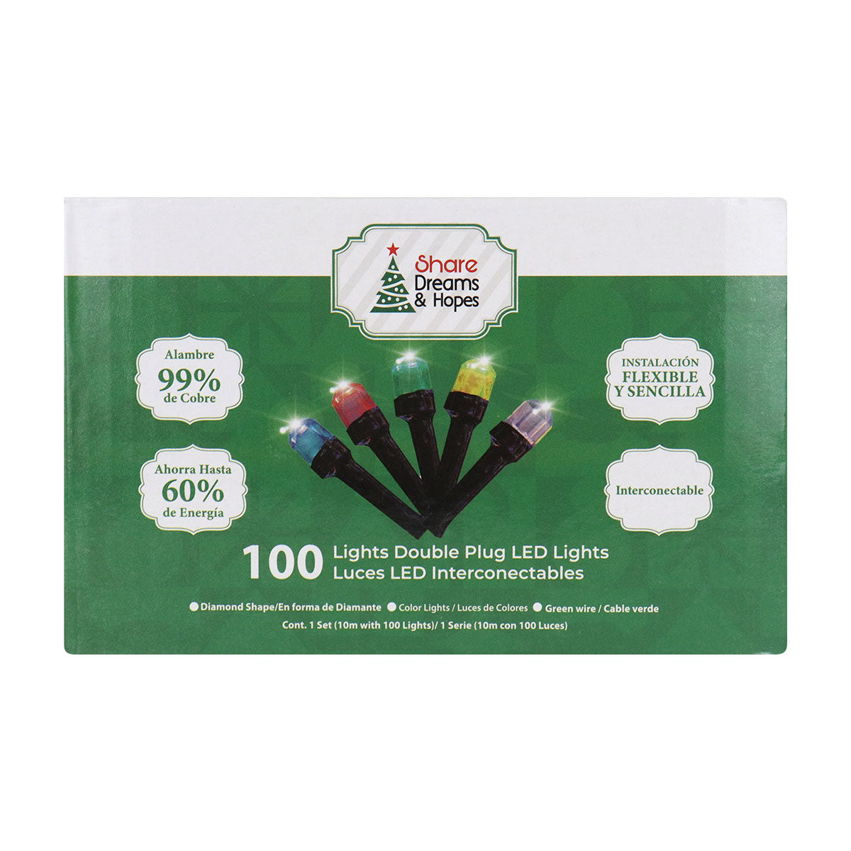 Serie de Luces Led Interconectables de Colores