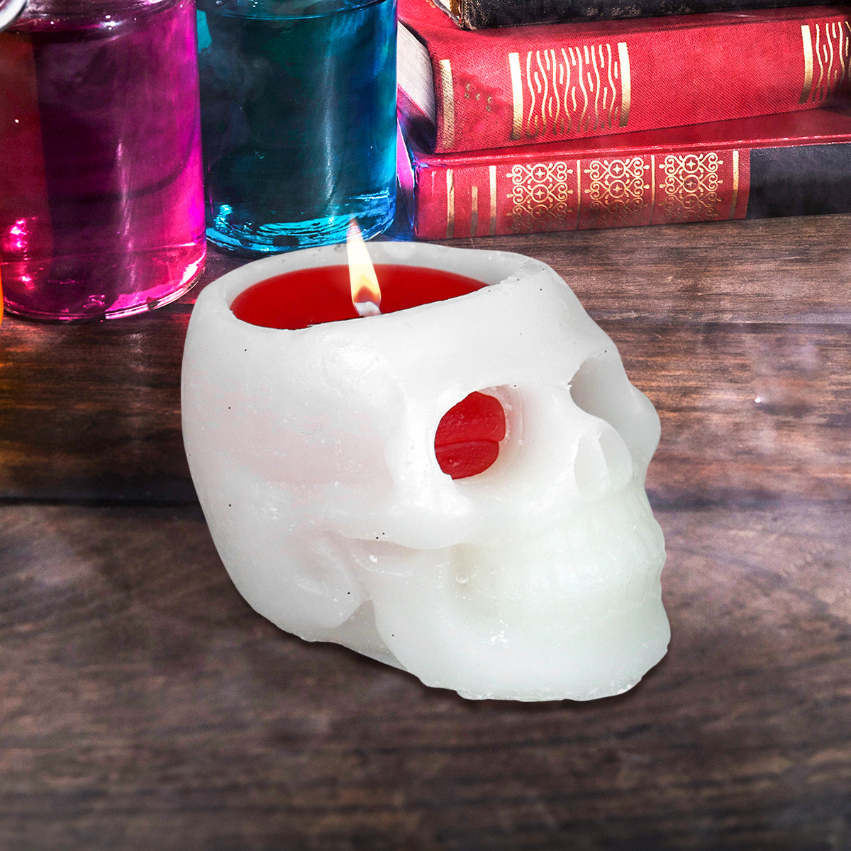 Calavera, Vela, Color Blanco