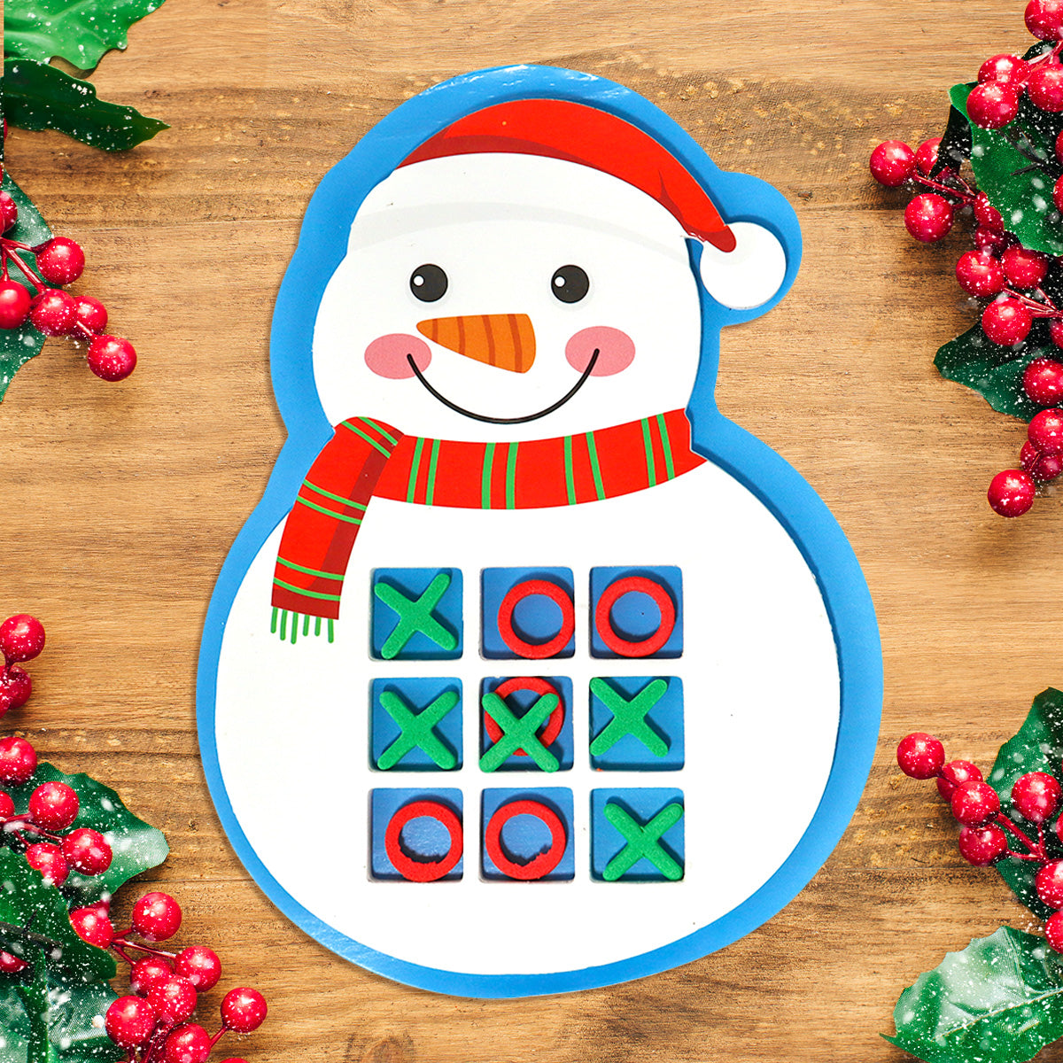 Juguete Tic Tac Toe en Forma de Muñeco de Nieve