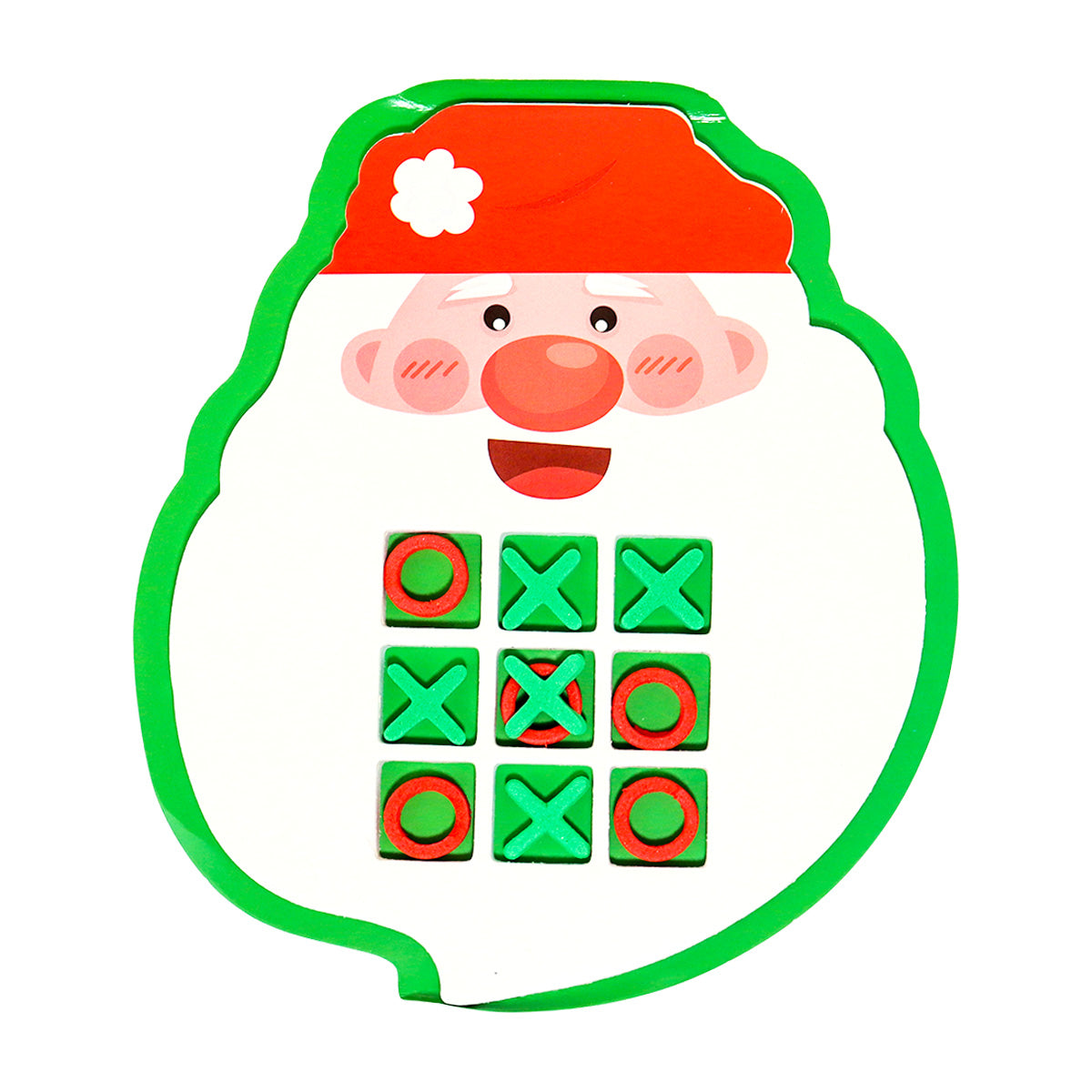 Juguete Tic Tac Toe en Forma de Santa Claus