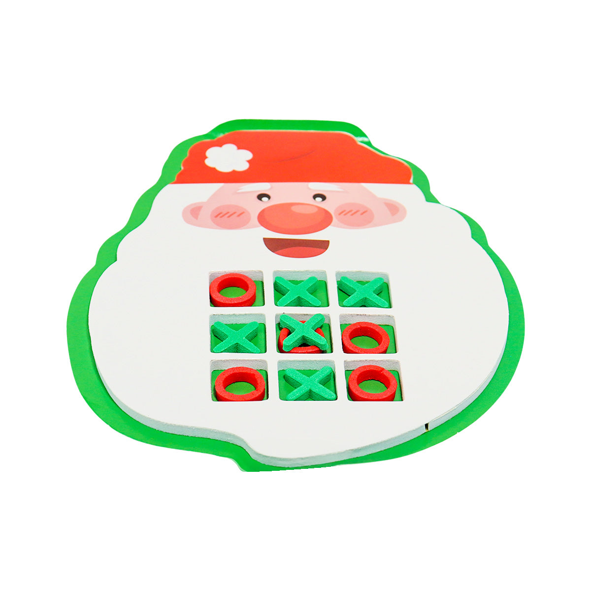 Juguete Tic Tac Toe en Forma de Santa Claus
