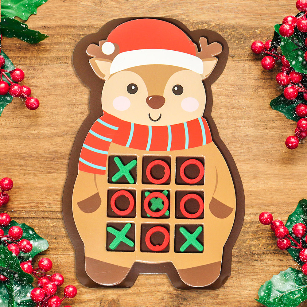 Juguete Tic Tac Toe en Forma de Reno