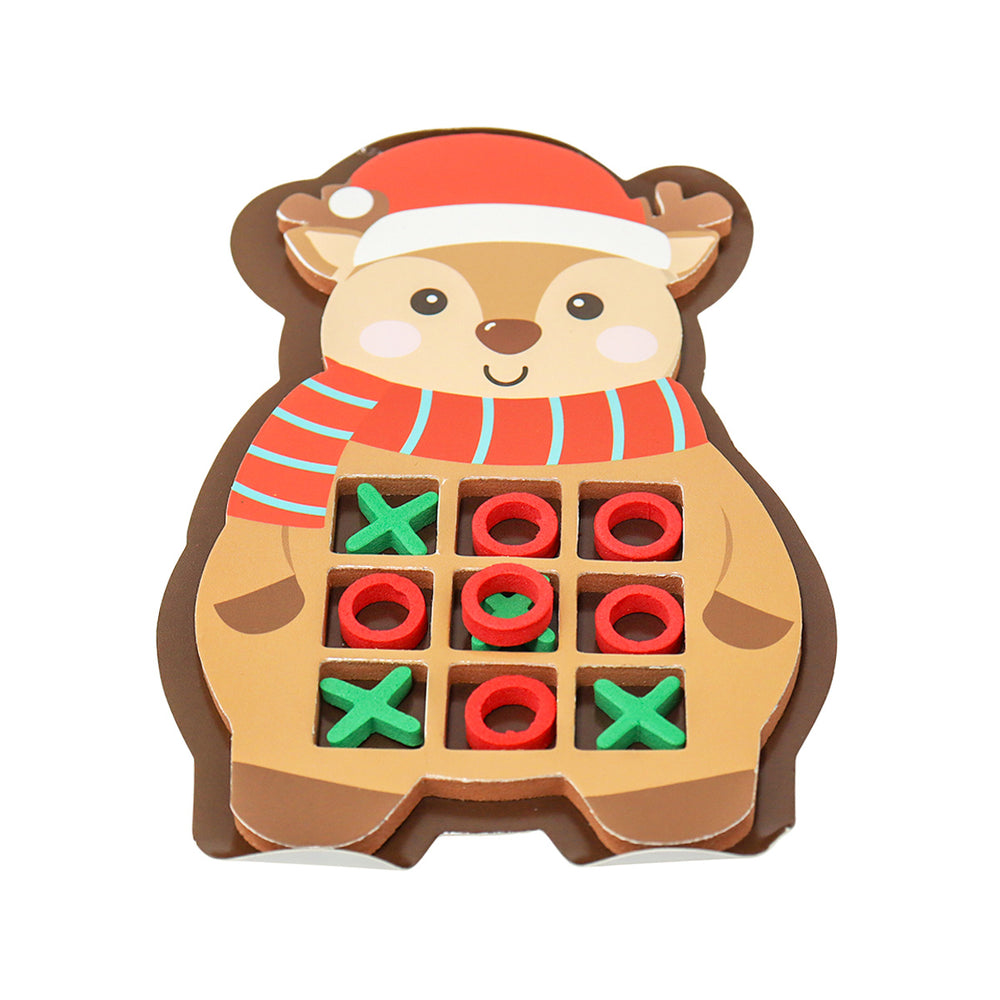 Juguete Tic Tac Toe en Forma de Reno