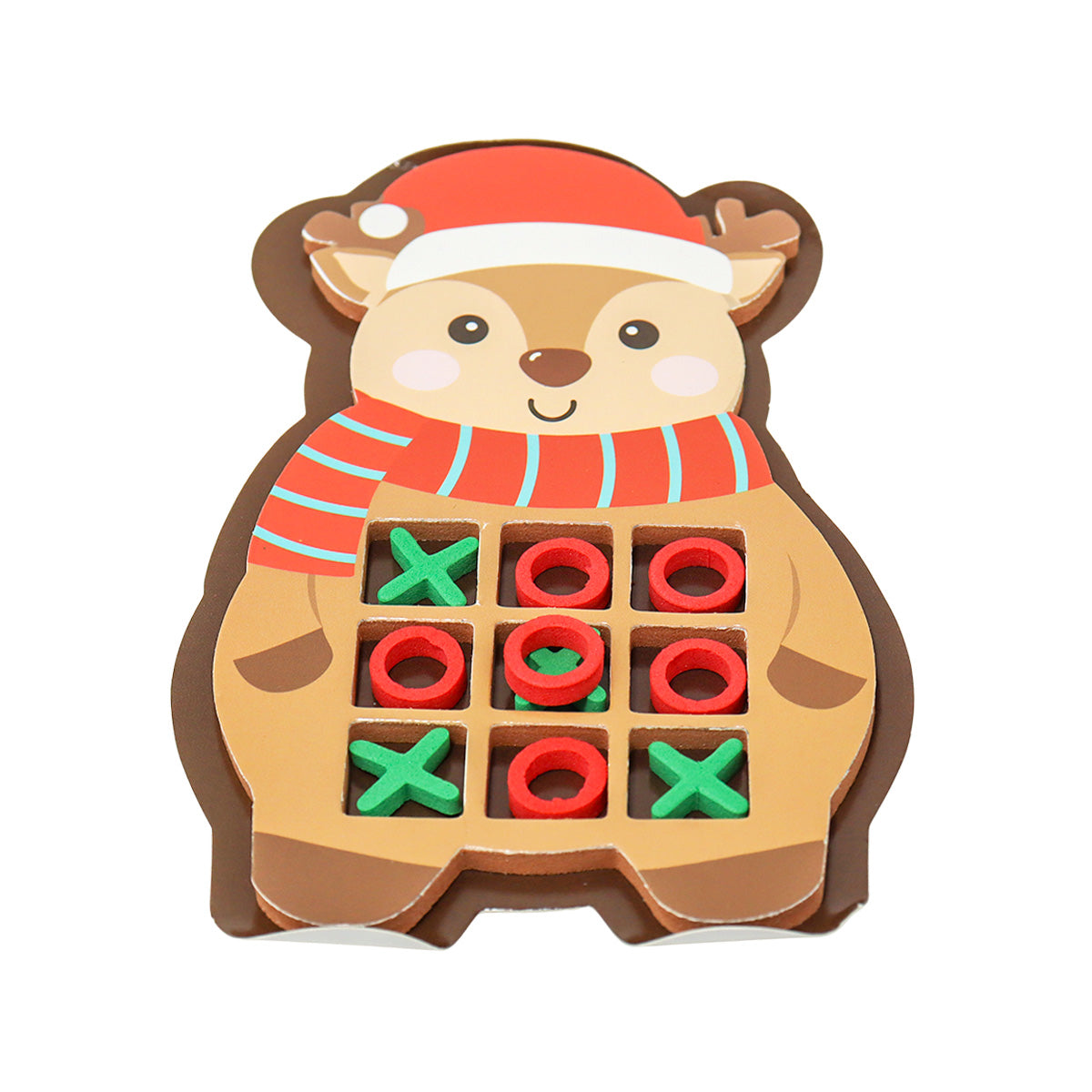 Juguete Tic Tac Toe en Forma de Reno
