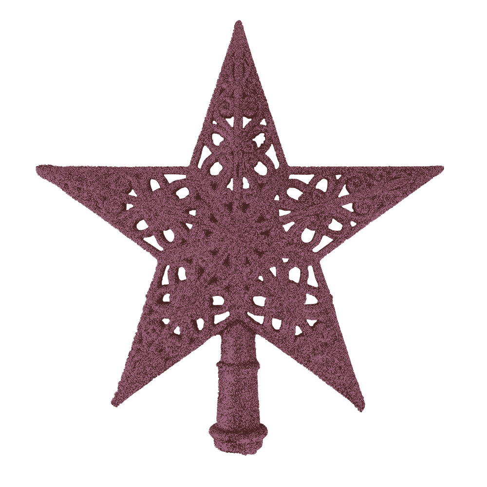 Estrella, Punta de Árbol de Navidad, Color Rosa