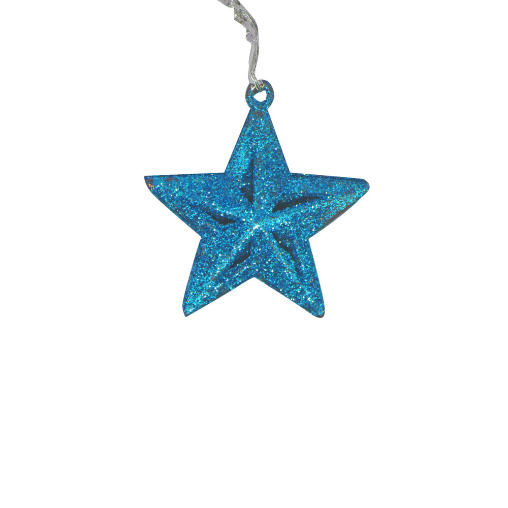 Mini Estrellas Navideñas color Azul