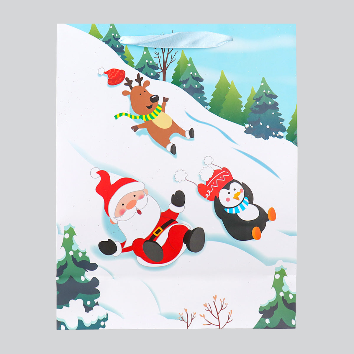 Bolsa de Regalo Navideña, Diseño Nieve