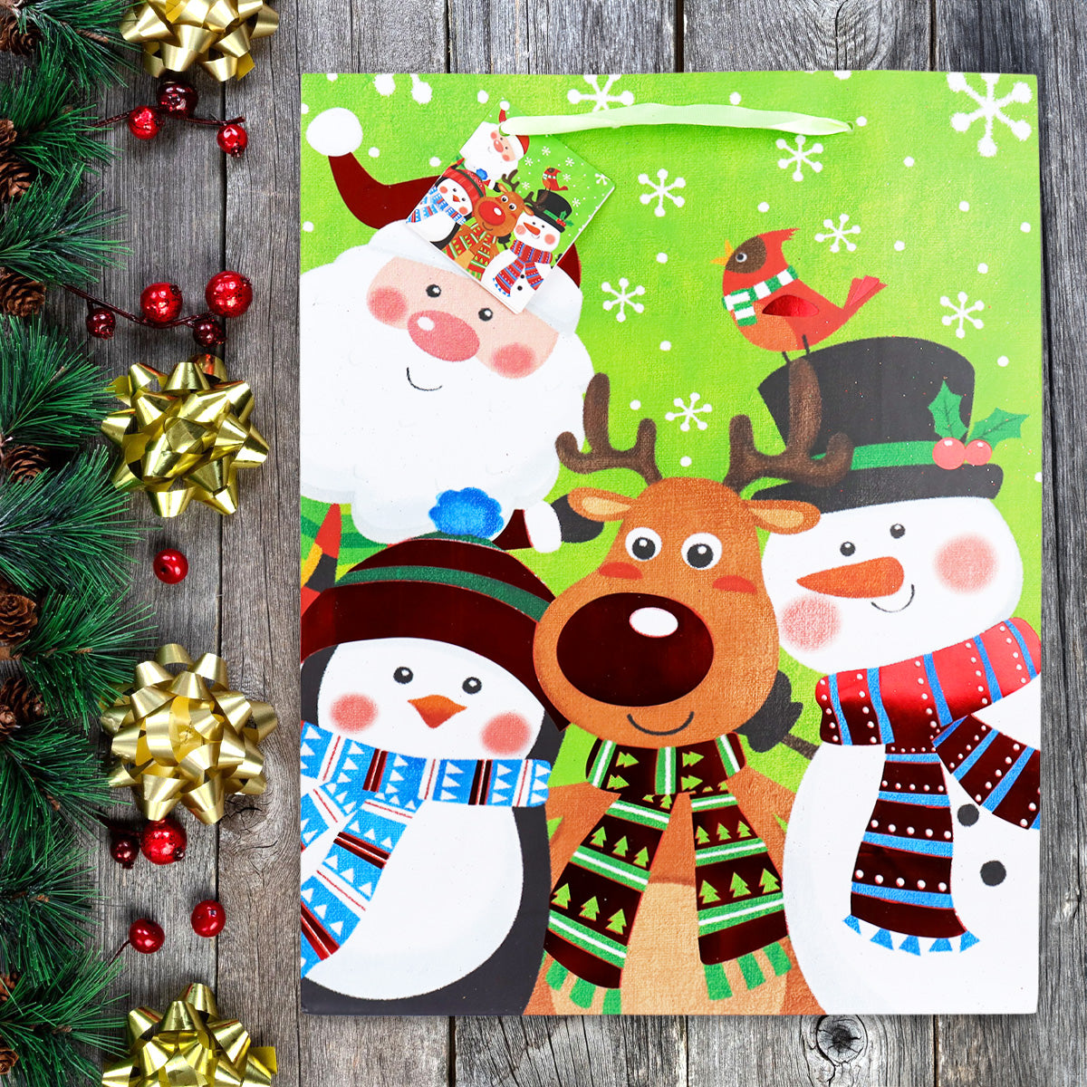 Bolsa de Regalo Amigos Navideños