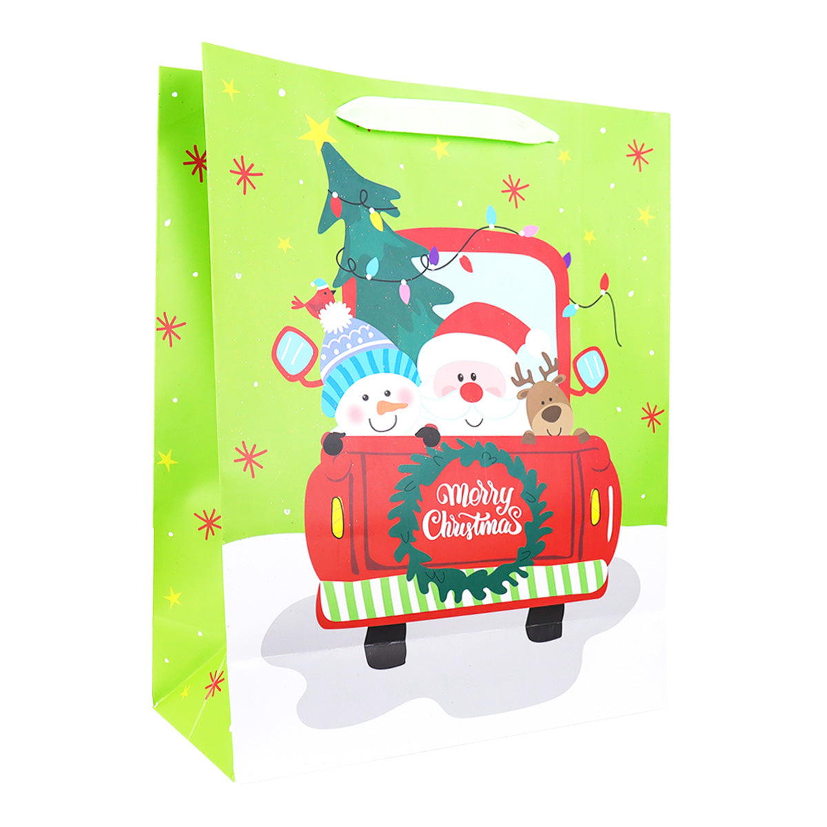 Bolsa de Regalo Navideña, Color Verde