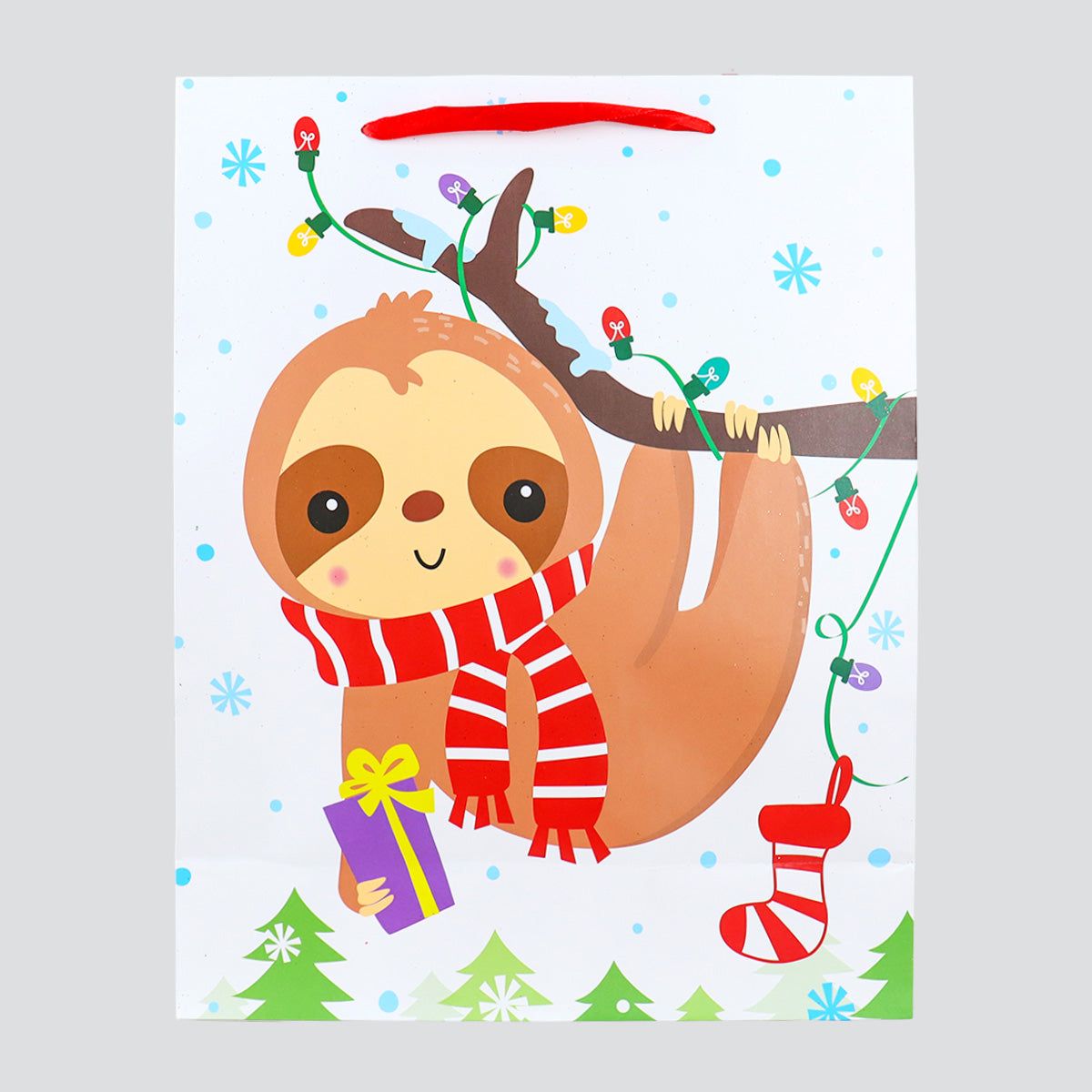 Bolsa de Regalo Navideña, Oso Perezoso