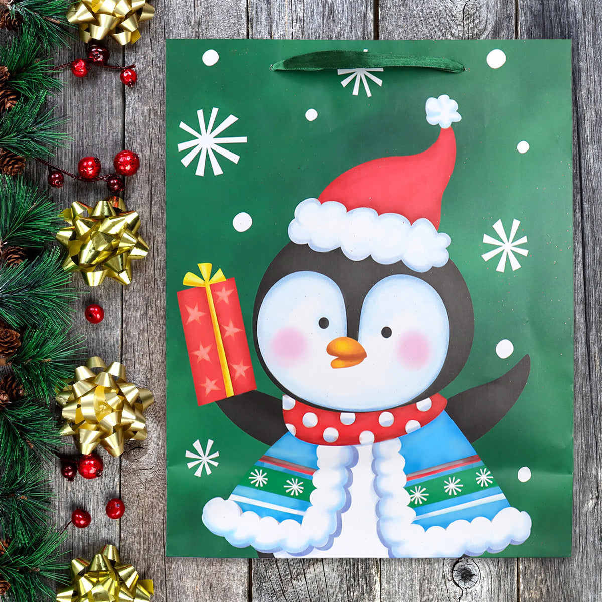 Bolsa de Regalo Navideña, Pingüino
