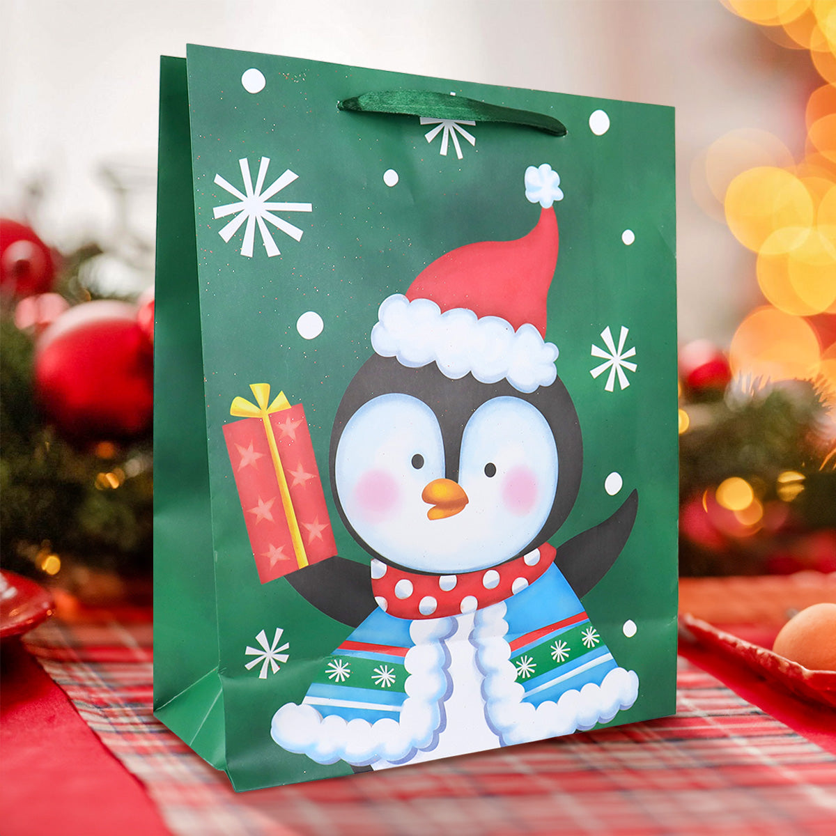 Bolsa de Regalo Navideña, Pingüino