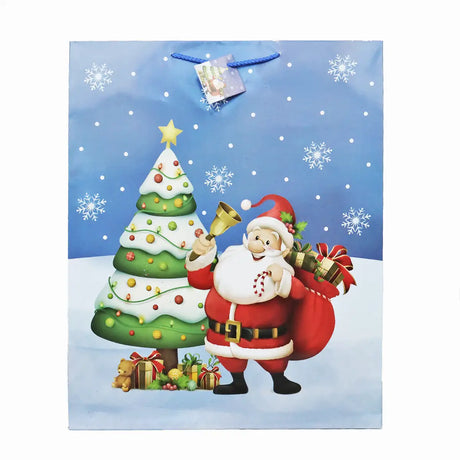 Bolsa Jumbo de Regalo con Decoración de Santa Claus