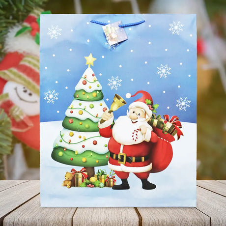 Bolsa Jumbo de Regalo con Decoración de Santa Claus