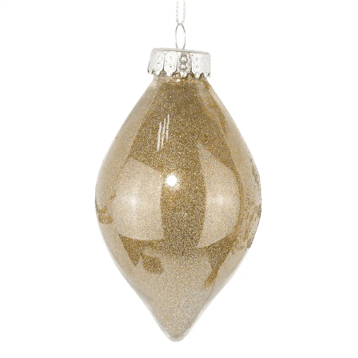 Esfera Alargada color Dorado