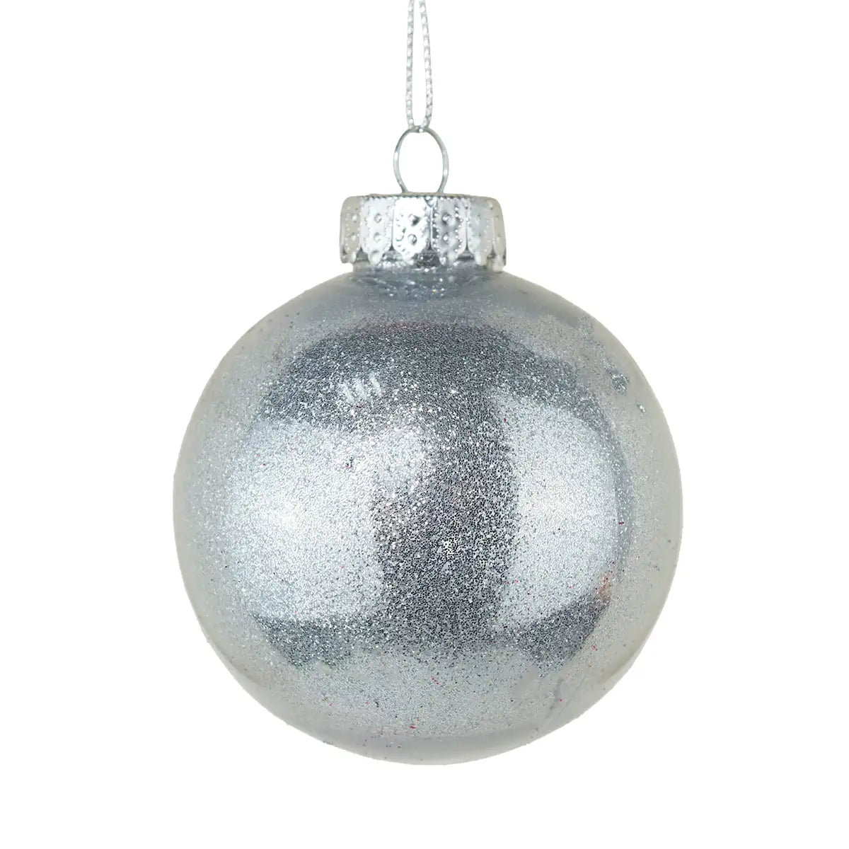 Esfera Decorada color Platino